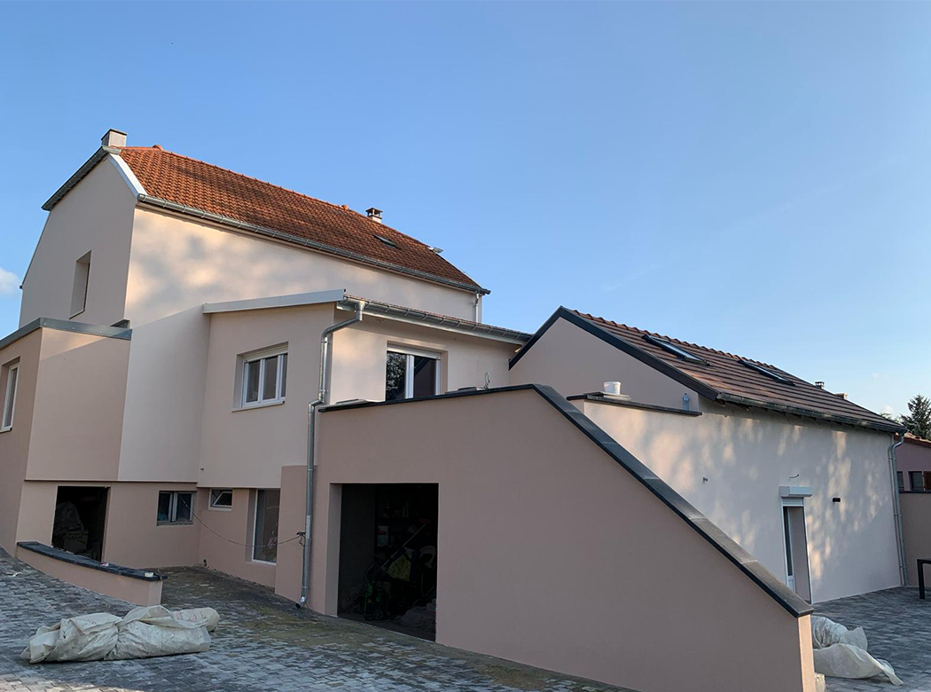 Travaux de zinguerie pour notre client dans la zone de Forbach