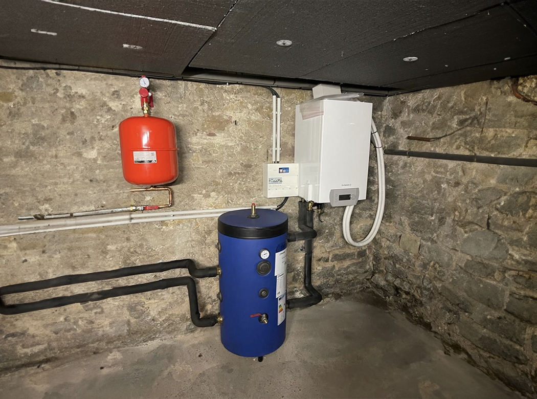 Mise en place de la pompe à chaleur pour notre client situé à Niedermodern dans le département 67
