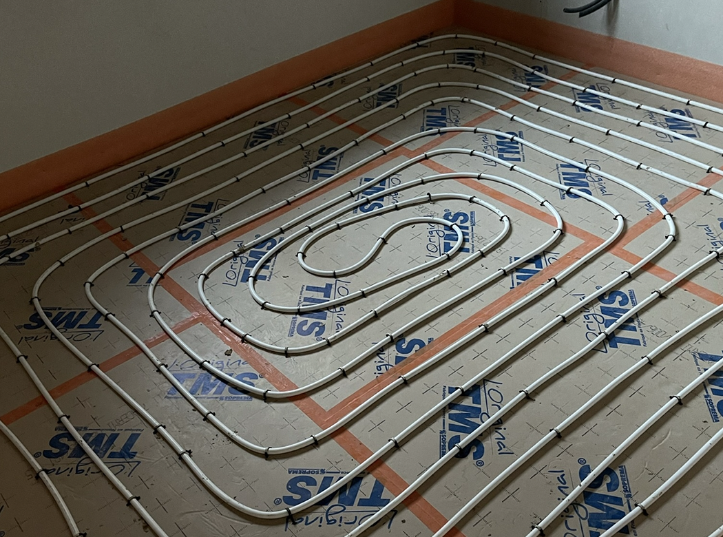 Mise en place d'un plancher chauffant pour notre client à reichshoffen ! Merci pour  votre confiance