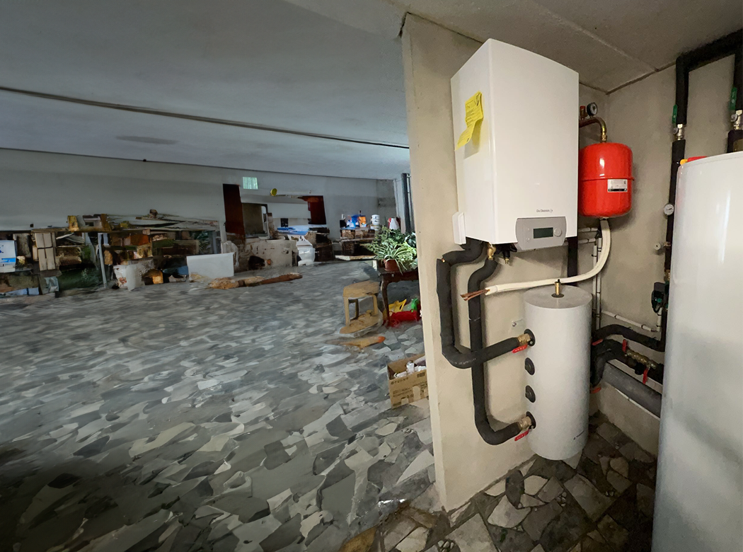 installation d'une pompe à chaleur par les équipes de GVN