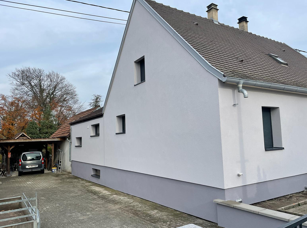 Travaux de zinguerie pour notre client soufflenheim