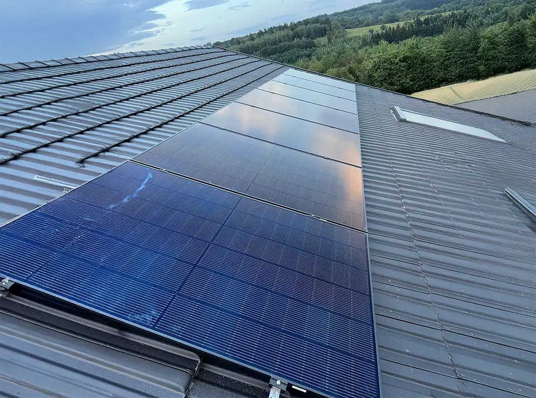 Installation de panneaux photovoltaïques  pour notre client à Schweighouse sur Moder dans le Bas-Rhin (Alsace) par les poseurs de GVN Habitat Energie le 24 Mai 2025