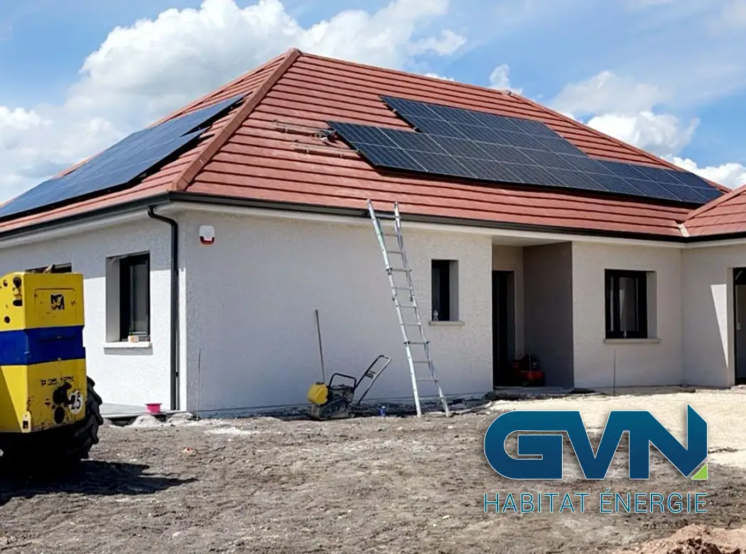 Première et magnifique installation photovoltaïque à Truchstersheim en Alsace par les poseurs de GVN Habitat Energie le 25 Juin 2025